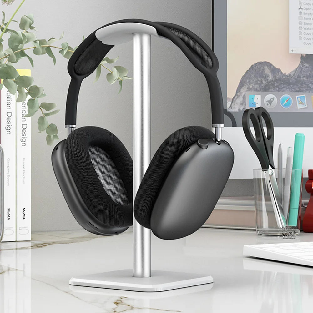 Headset Stand Aluminium Alloy Headphone Holder Rack Space Saving Desktop Organizer Display Vertical Bracket Hanger