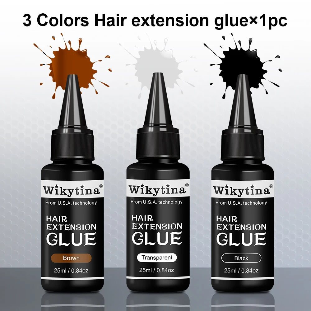 Professional UV Light Hair Extension Kit Complete Tool Set with UV Glue and Remover Machine - High-Quality Salon Styling Tools