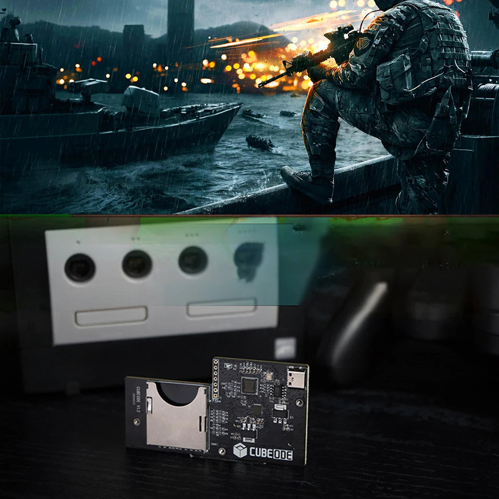 CUBEODE V1.2 Optical Drive Emulator for GC Loder Swiss SD2SP2 Replace Plug and Play for All Version NGC GameCube Game Console