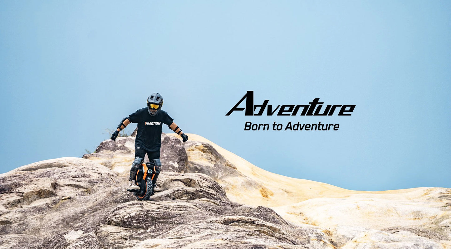 RU Stock Original INMOTION Adventure V14 Electric Unicycle 70KM/H 134V 2400Wh 50S Battey C40 9000W Motor 16inch EUC Unicycle