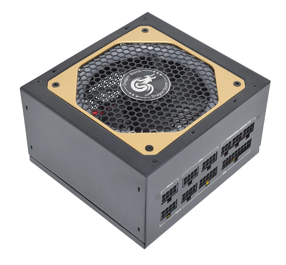 ATX 850W Full Modular 80Plus Gold Certified RGB 12V PC PSU Professional E-Sports Video Game Computer Power Supply