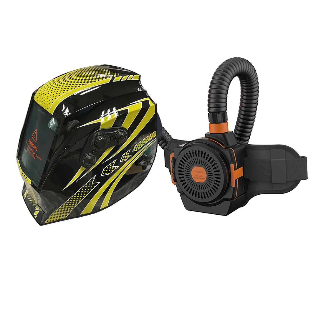 SAFEUP CE 1/1/1/1 Professional Welding Helmet Powered Air Purifying True Color Auto Darkening Welding Masks Dust Removal