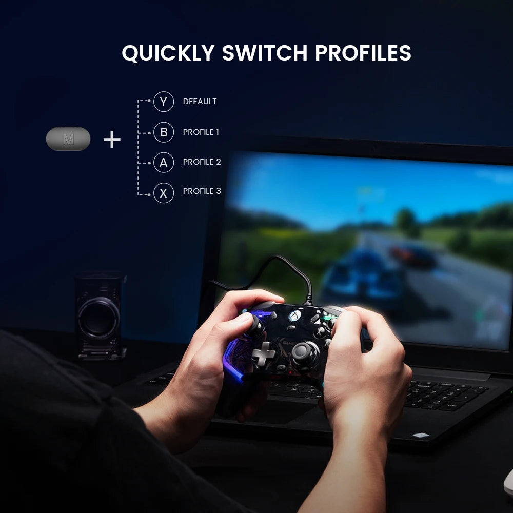 GameSir Kaleid Flux Xbox Gaming Controller Wired Gamepad with Hall Effect for Xbox Series S, Xbox Series X, Xbox One PC Steam