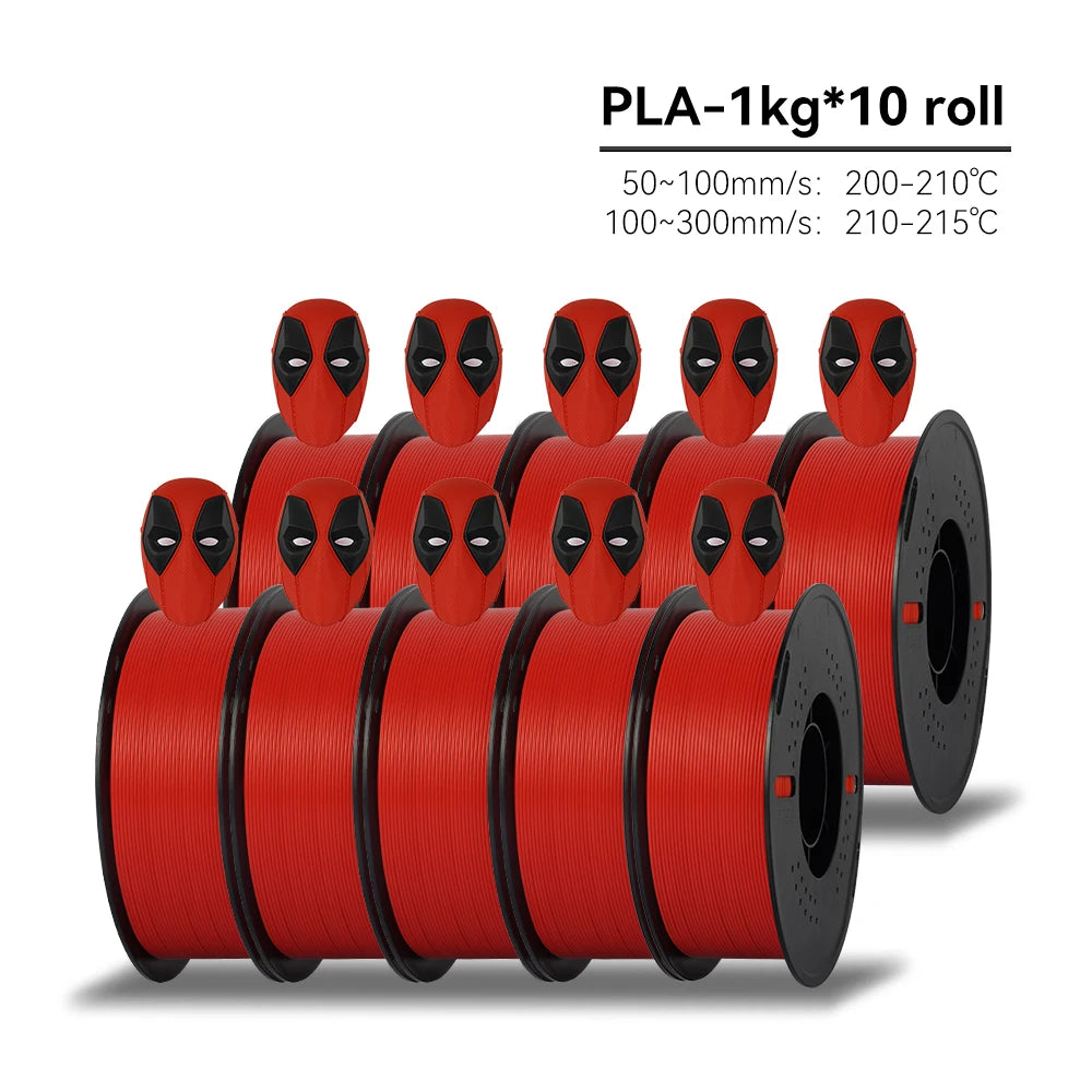 KINGROON 5/10KG PLA Filament 1.75mm Eco-Friendly Good Toughness Printing Filaments For FDM 3D Printers Material Free Shipping