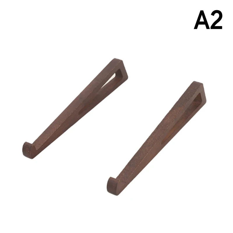 1pair Bamboo Laptop Stand Adjustable Desktop Riser Portable Computer Cooling Holder for Notebook Tablet Reading Desk Organizer