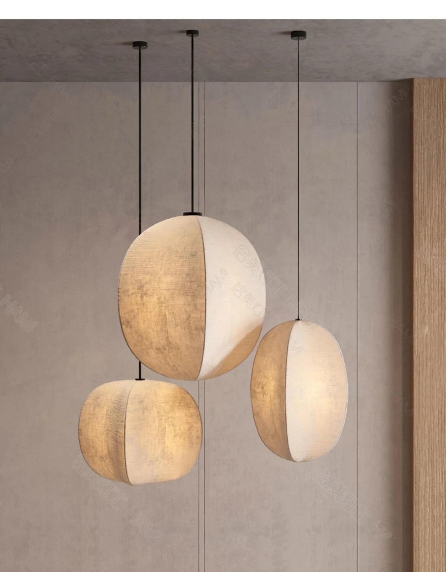 Nordic E27 Led Pendant Lights Wabi Sabi Dining Room Led Hanging Lamp Bar Suspend Light Fixture Lustre Luminaria Home Light