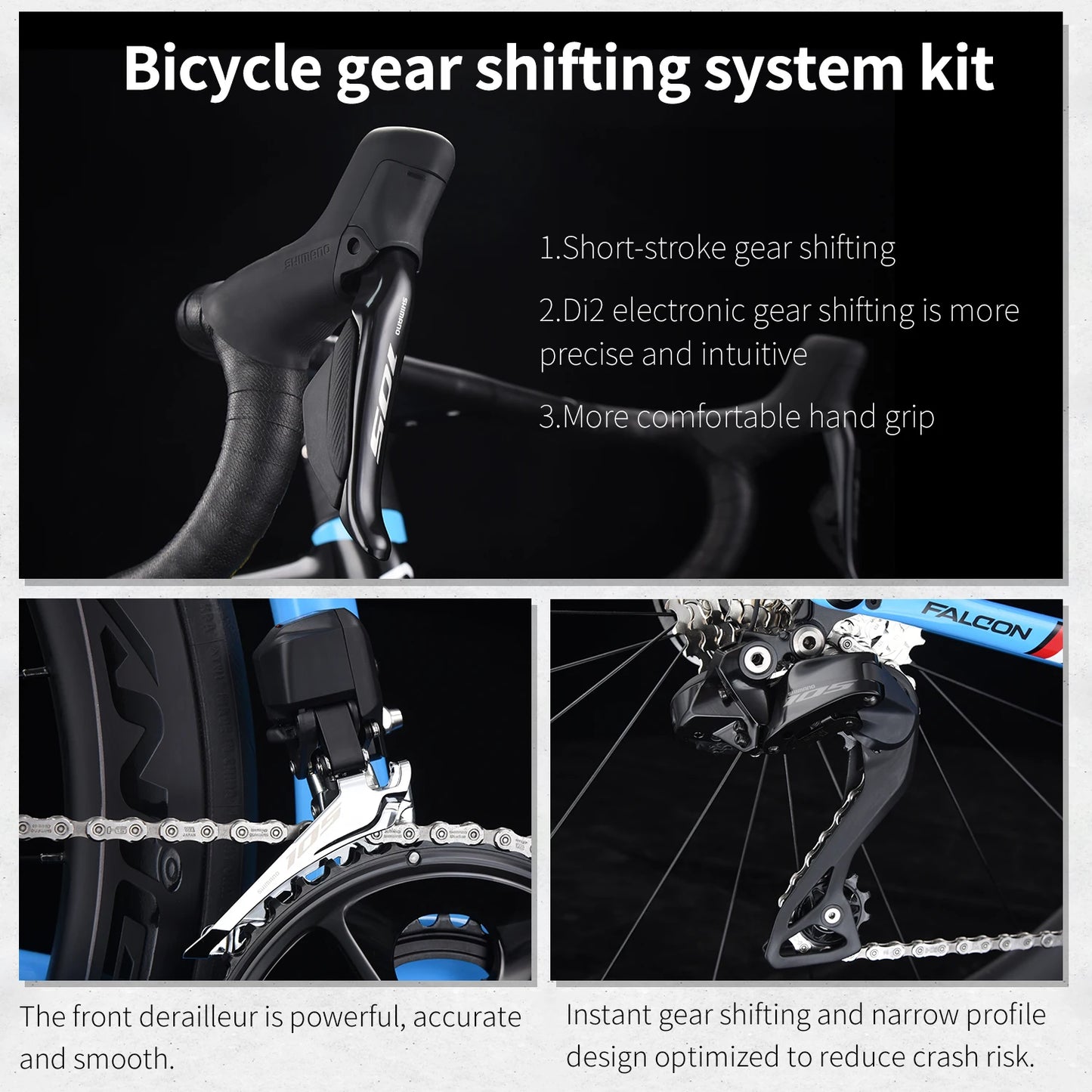 SAVA C7 Racing Team Full Carbon Fiber electronic shifting Road Bike 24-speed with SHIMAN0 7170 DI2 Kit, UCI Approved