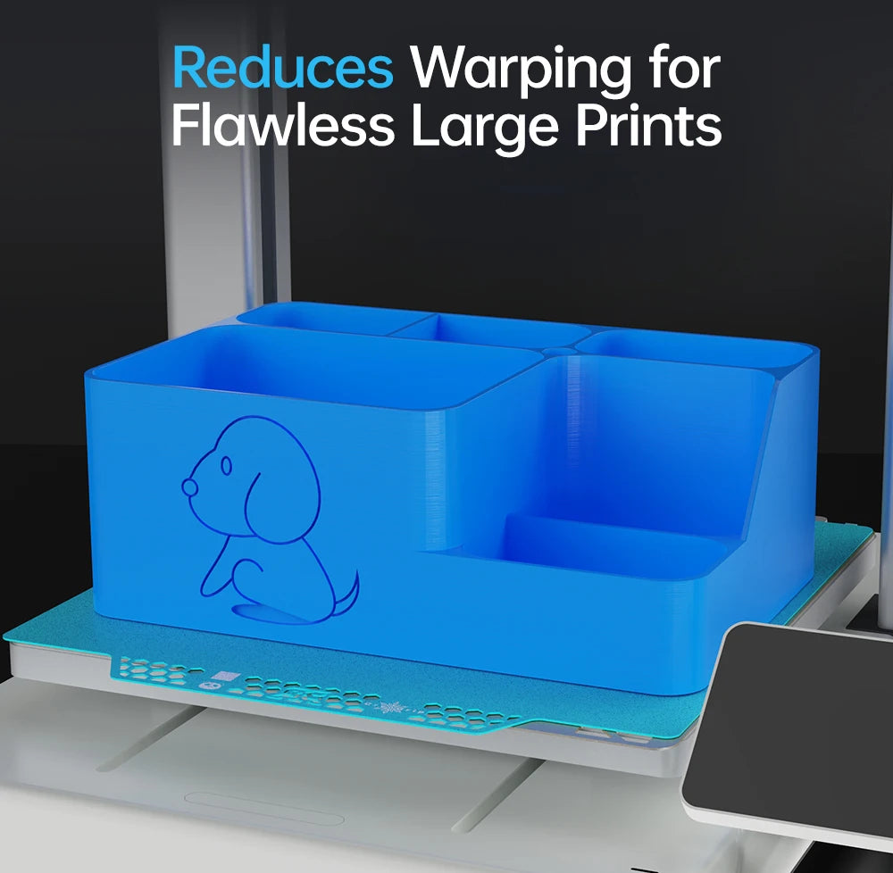 BIQU CryoGrip Pro Glacier Panda BuildPlate 180x180mm Plate Spring Steel Double-sided Textured for BambuLab A1 Mini 3D Printer