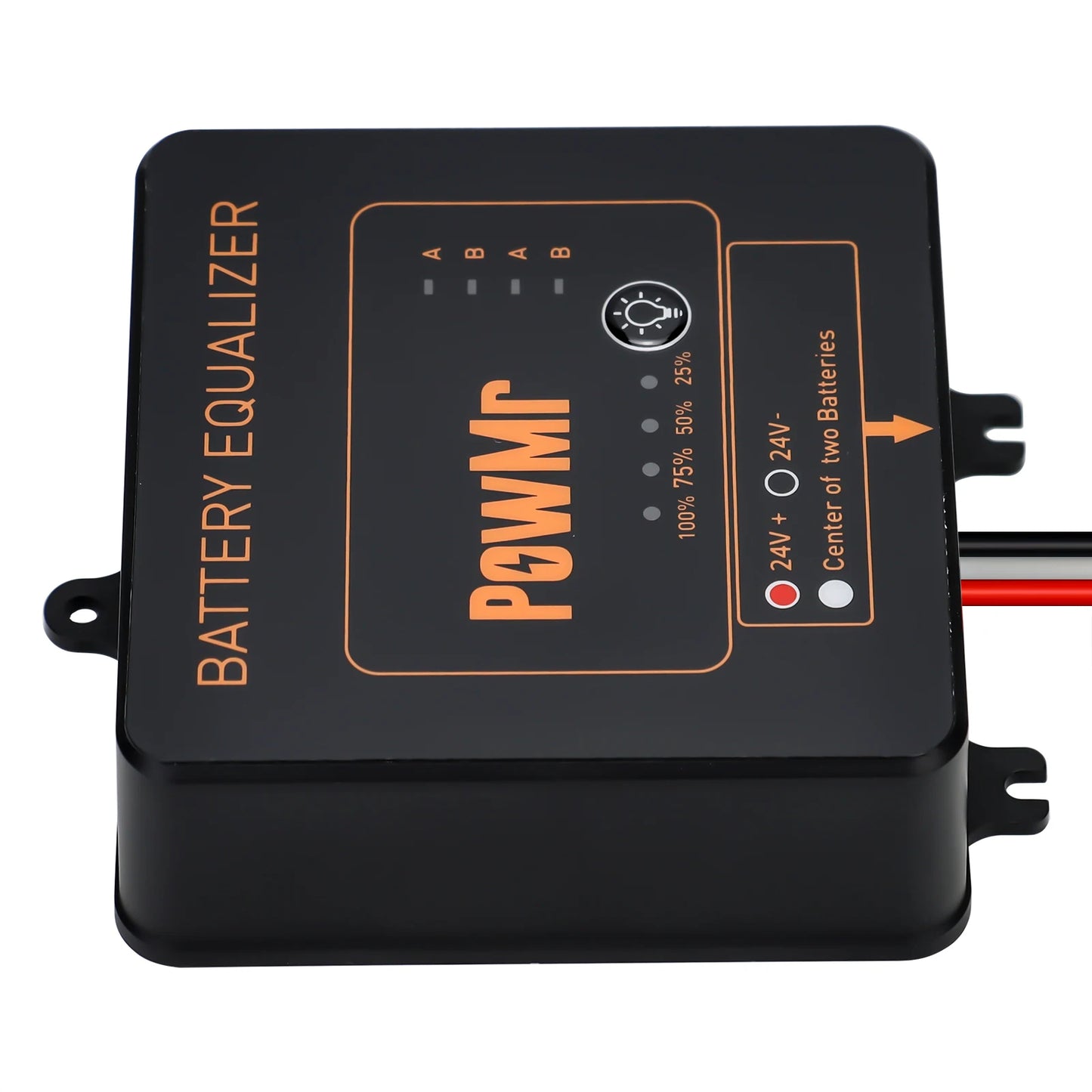PowMr Battery Equalizer Battery Balancer for 24V 36V 48V System Solar Charge Controller for Gel Flood AGM Lead Acid Batteries