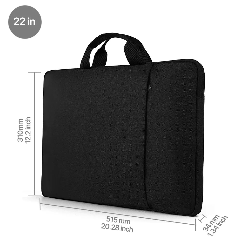 UPERFECT Laptop Sleeve Bag 22inch For Monitor Notebook Tablet With Large Capacity Durable Handle-Waterproof Accessory Storage