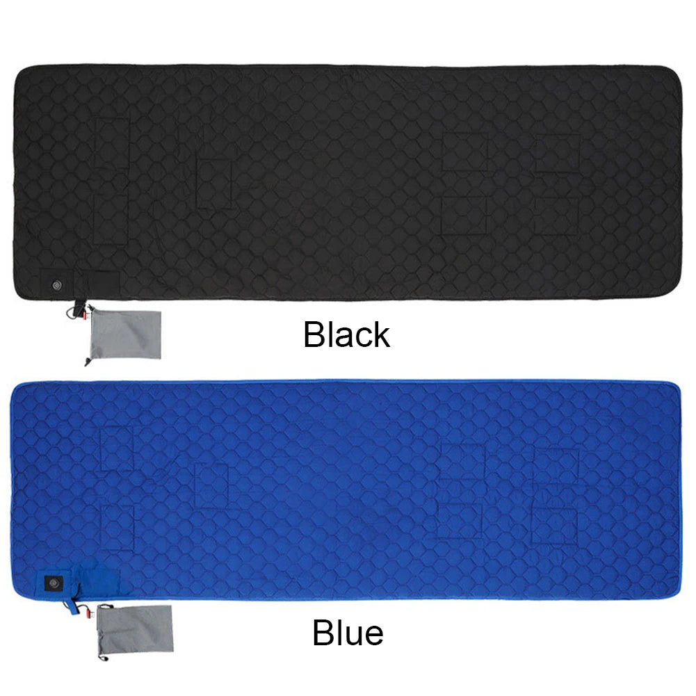3-Level Adjustable USB Heating Sleeping Mat Electric Heating Pads Outdoor Camping Tent Sleeping Mattress Thermalpad Foot Warmer