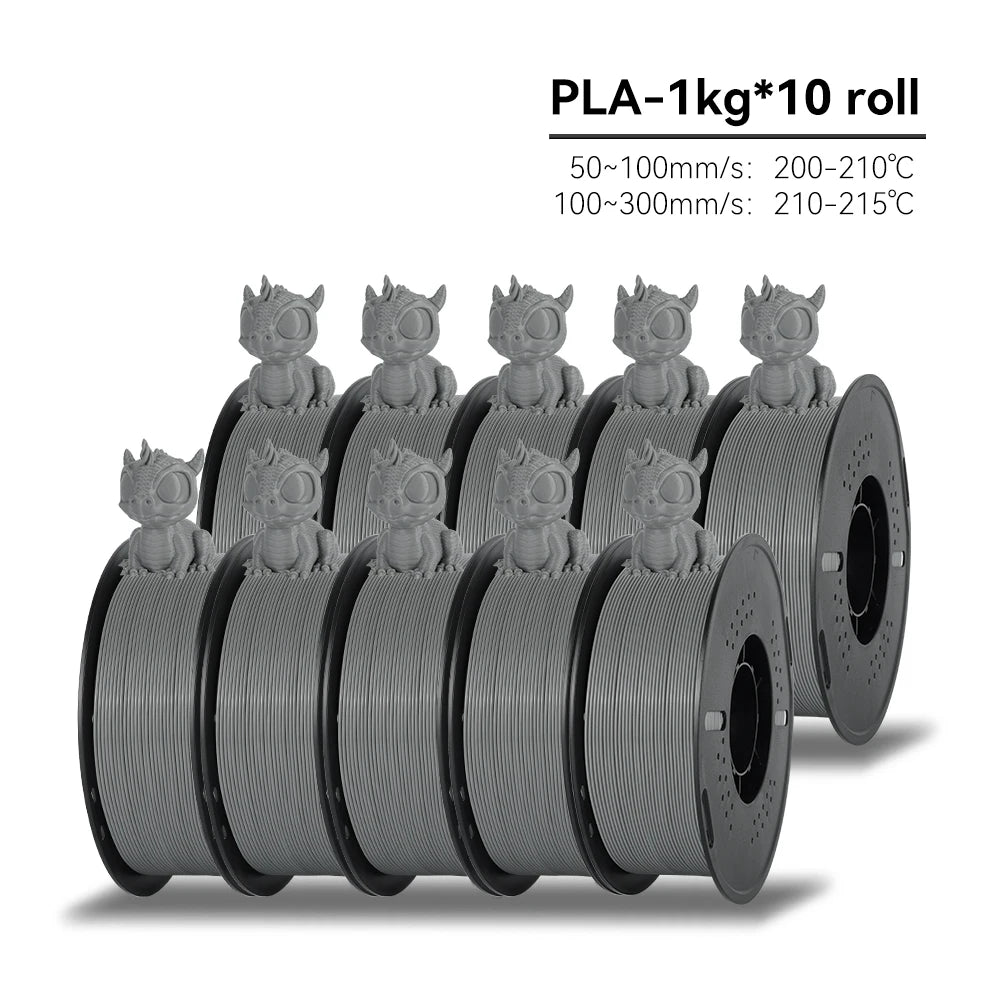 KINGROON 5/10KG PLA Filament 1.75mm Eco-Friendly Good Toughness Printing Filaments For FDM 3D Printers Material Free Shipping