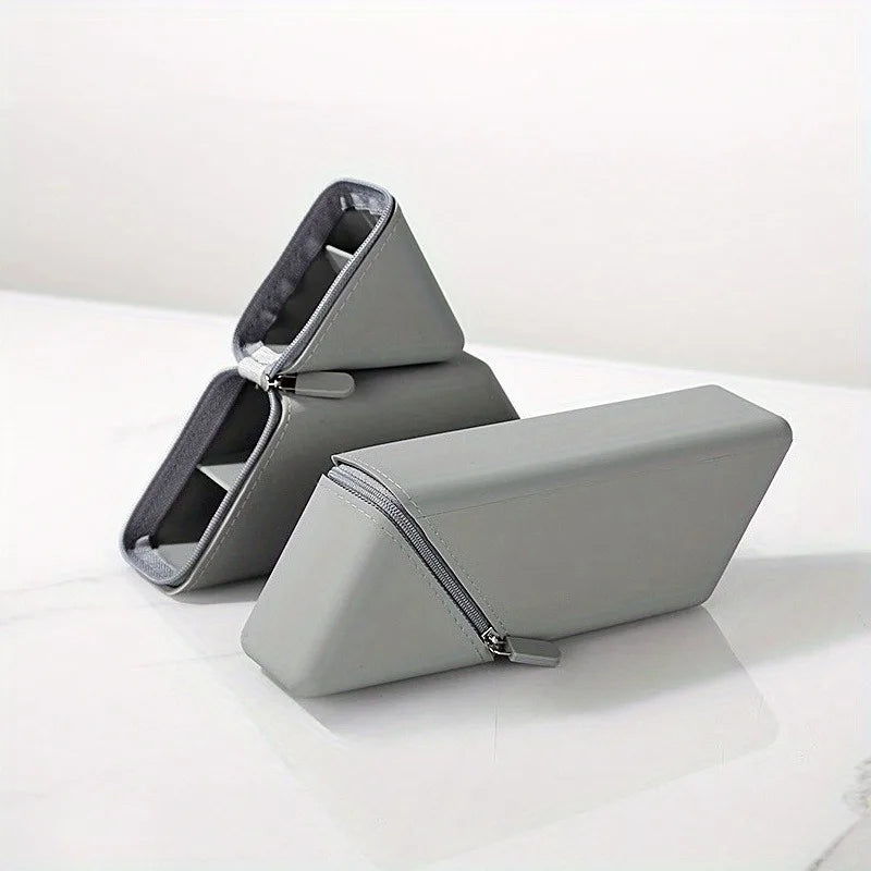 Foldable Silicone Pen Holder-Large Capacity Expandable Pencil Cup for Desk, Study & Office, Portable Gift for Students/Teachers