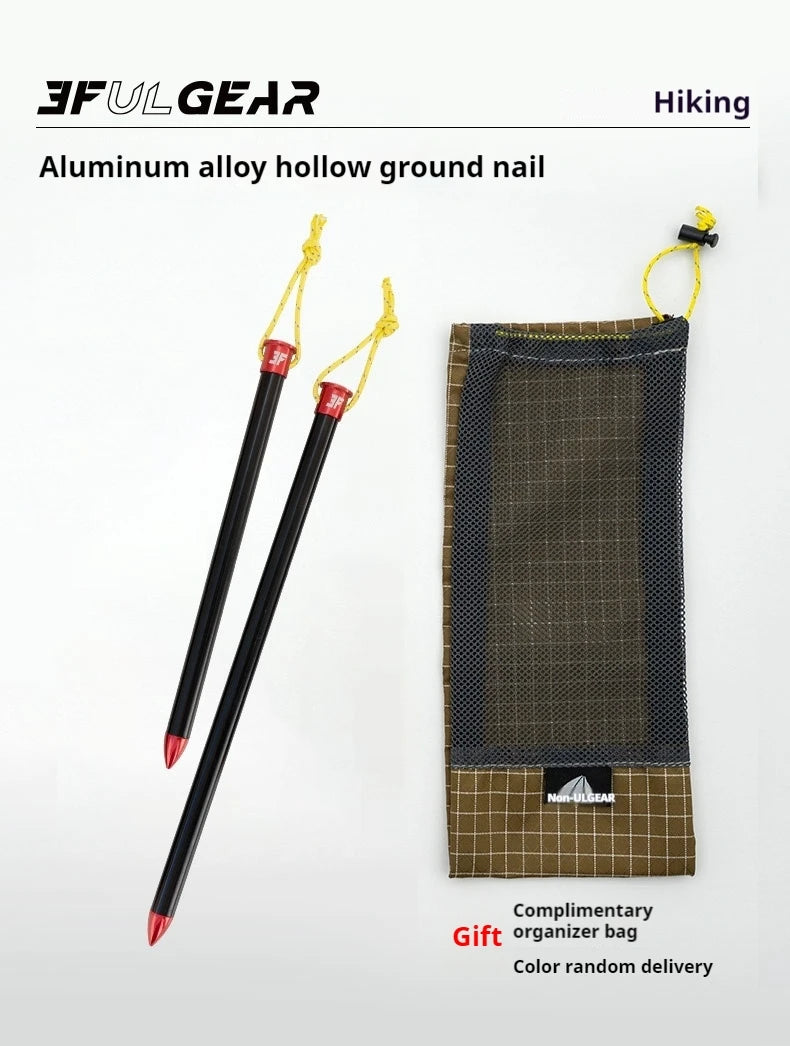 3F UL GEAR Tent Nail 15/20cm 6/10 Pcs Aluminum Alloy Pegs Outdoor Camping Accessories Canopy Nail Ground Peg Awning Legs Stakes