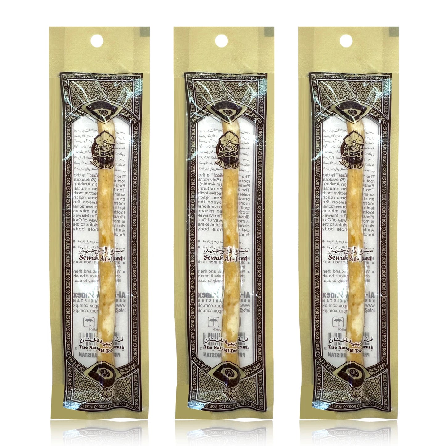 3 Pack Organic Miswak Toothbrush Traditional Stick Wooden Twig Toothbrush Handmade Natural Toothbrush Gentle For Gums Gift