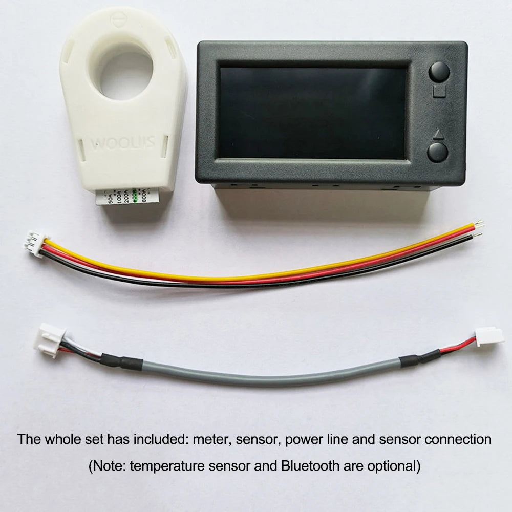 Bluetooth DC 0~300v Battery Monitor Hall Coulomb Tester Digital Voltmeter Ammeter Capacity Power Electricity AH Voltage Meter