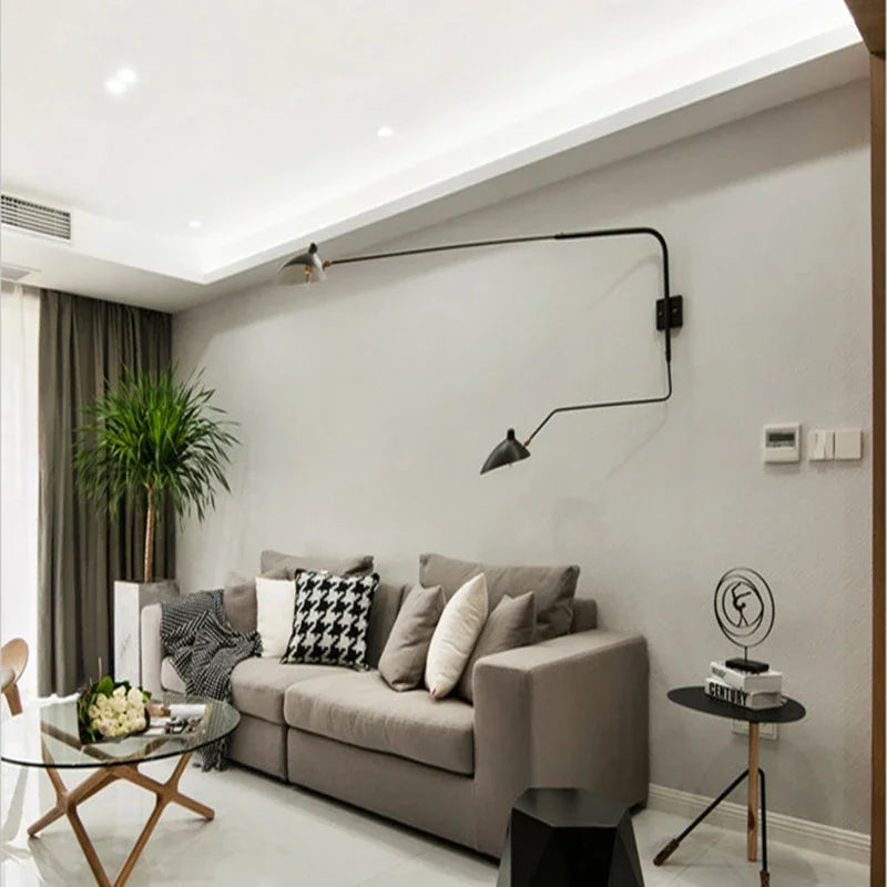 Nordic DaWn Spider Serge Mouille Wall Lights Bedroom Industrial Retro Wall Lamp Creative Simple Living Room Led Light Fixtures