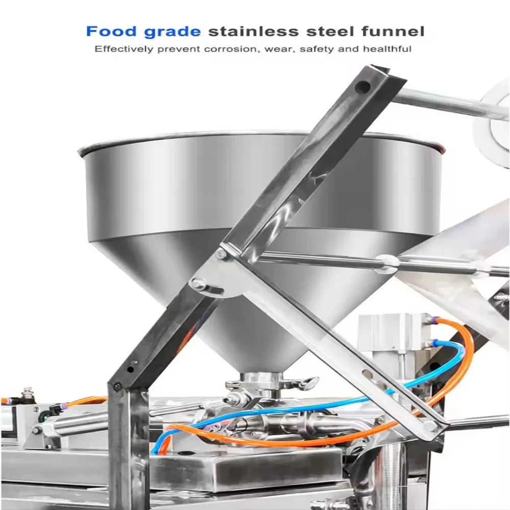 Automatic Pouch Ketchup Pulp Packing Machine - Tomato Paste Filling Sealing Machine, Commercial Food Packaging Equipment