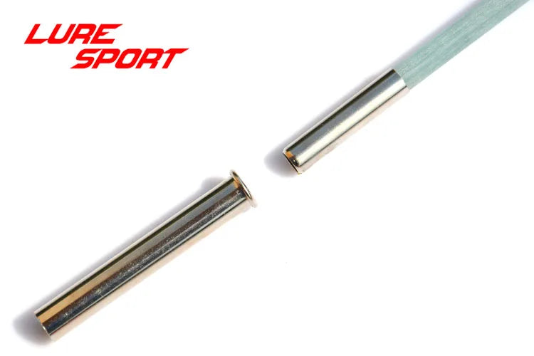 LureSport 5 sets Brass Ferrules Chrome Plated Rod connecting tube Mix Size Rod Building Component Repair Pole DIY Accessory