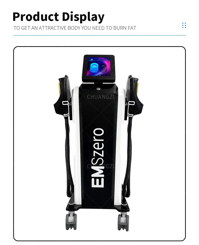 emszero Pro Body Sculpting Muscle Stimulation EMS Machine 6500W RF Fat Slimming 15 Electromagnetic Weight Loss Equipment