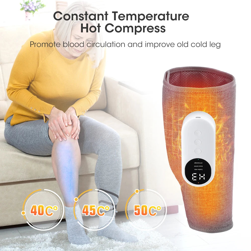 3-modes Air Pressure Calf Massager Electric Leg Massage Device Airbag Air Pressure Massage Leggings Relieve Muscle Soreness