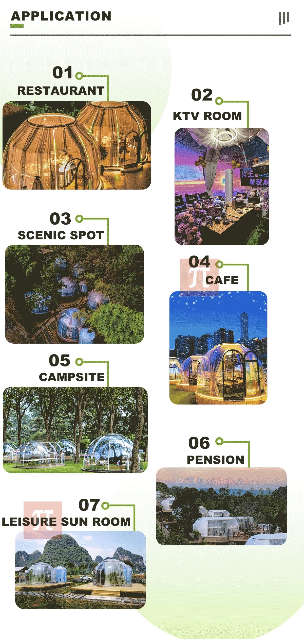 4m PC Dome Tent Outdoor Bubble Camping Transparent Starry Sky Tent Igloo Tent Waterproof Hotel Tent Versatile Applications