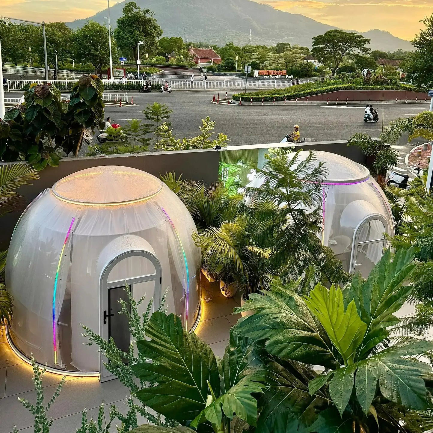 2026Transparent Tent PC Dome Tent Geodesic Lgloo Round Clear House Catering Cabin Hotel Resort Luxury Celebrating Events Tipi