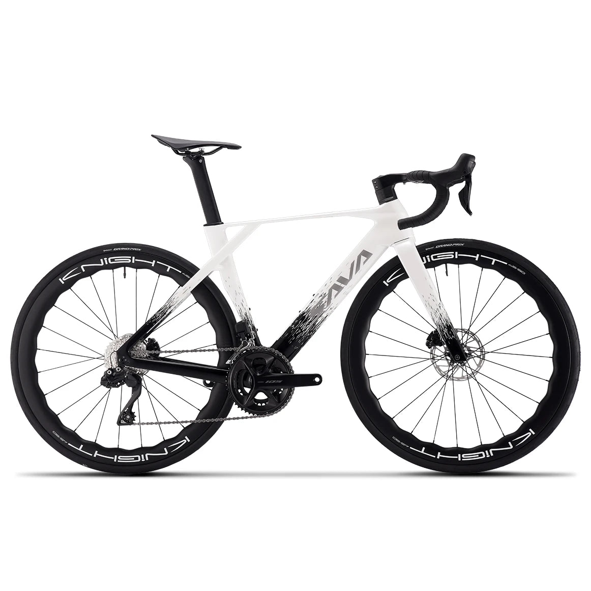 SAVA NEW Blade SLR7 C60 Carbon Fiber Road Bike, 700C Adult DI2 Bike, with SHIMANO 105 Di2 R7170 Components, Full Carbon Racing