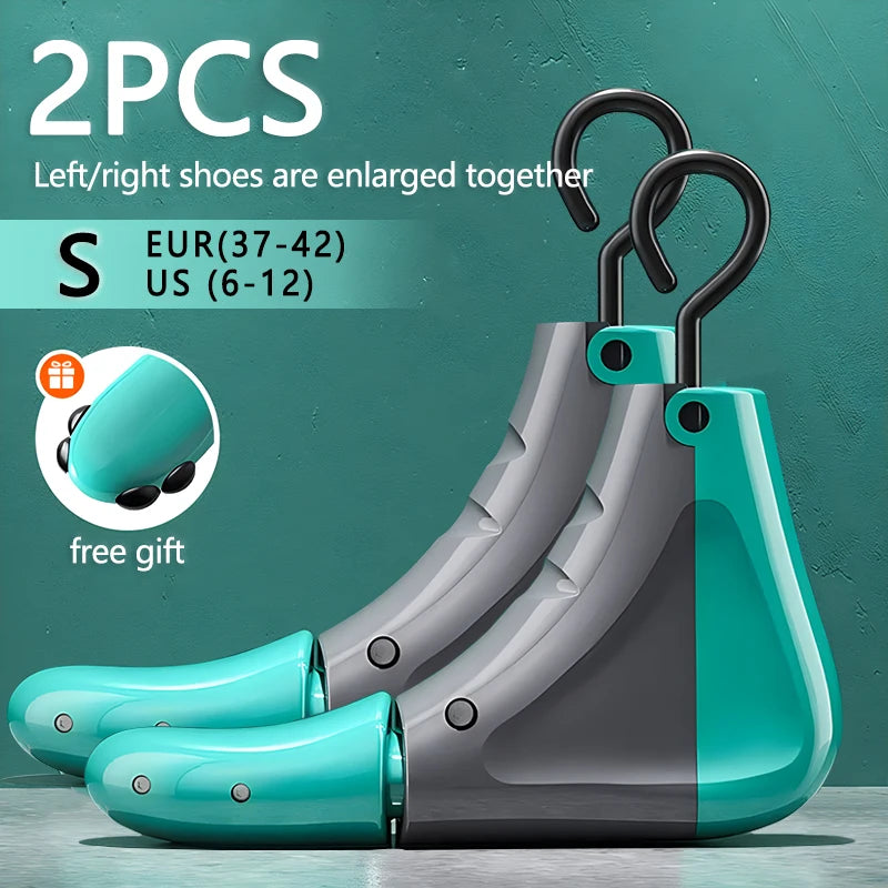 Repacego 1/2Pcs Shoe Stretcher Shoe Trees Universal Unisex Women Men Adjustable Length Width high top Expander Extender Keeper