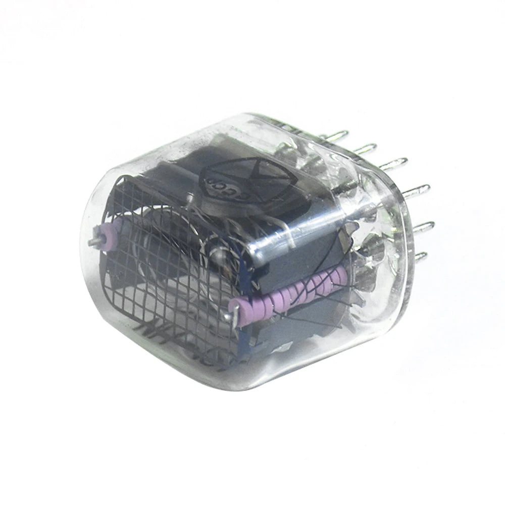 1-6PCS IN-12 Digital Tube with Decimal Point Nixie Glow Tubes Symbol Tube IN12 Nixie Tube Clock Glow Tube for LED Clock DIY Part