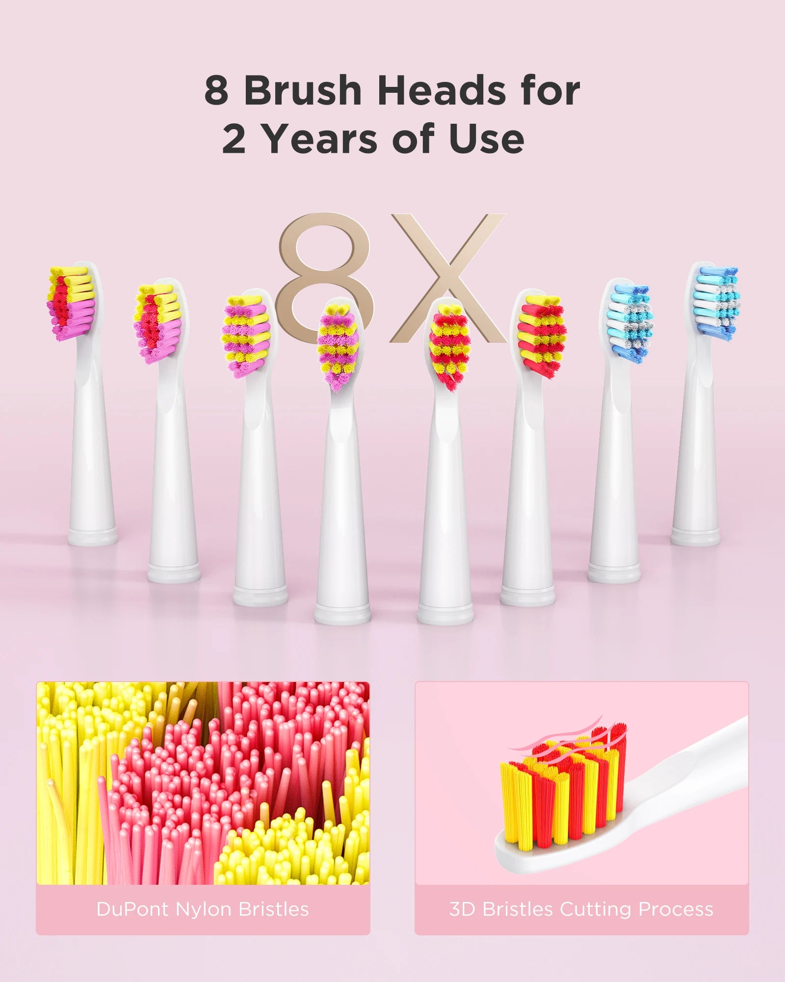Fairywill FW-507 Sonic Electric Toothbrush front view