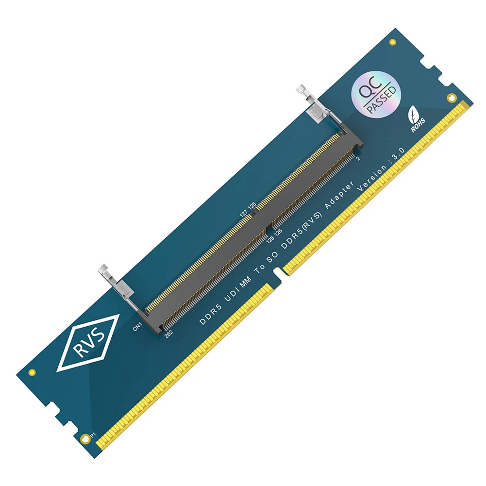 Laptop SO DDR5 RAM To Desktop DDR5 U-DIMM Adapter Overcurrent Protection Memory Card Converter DDR5 Memory RAM Adapter Card