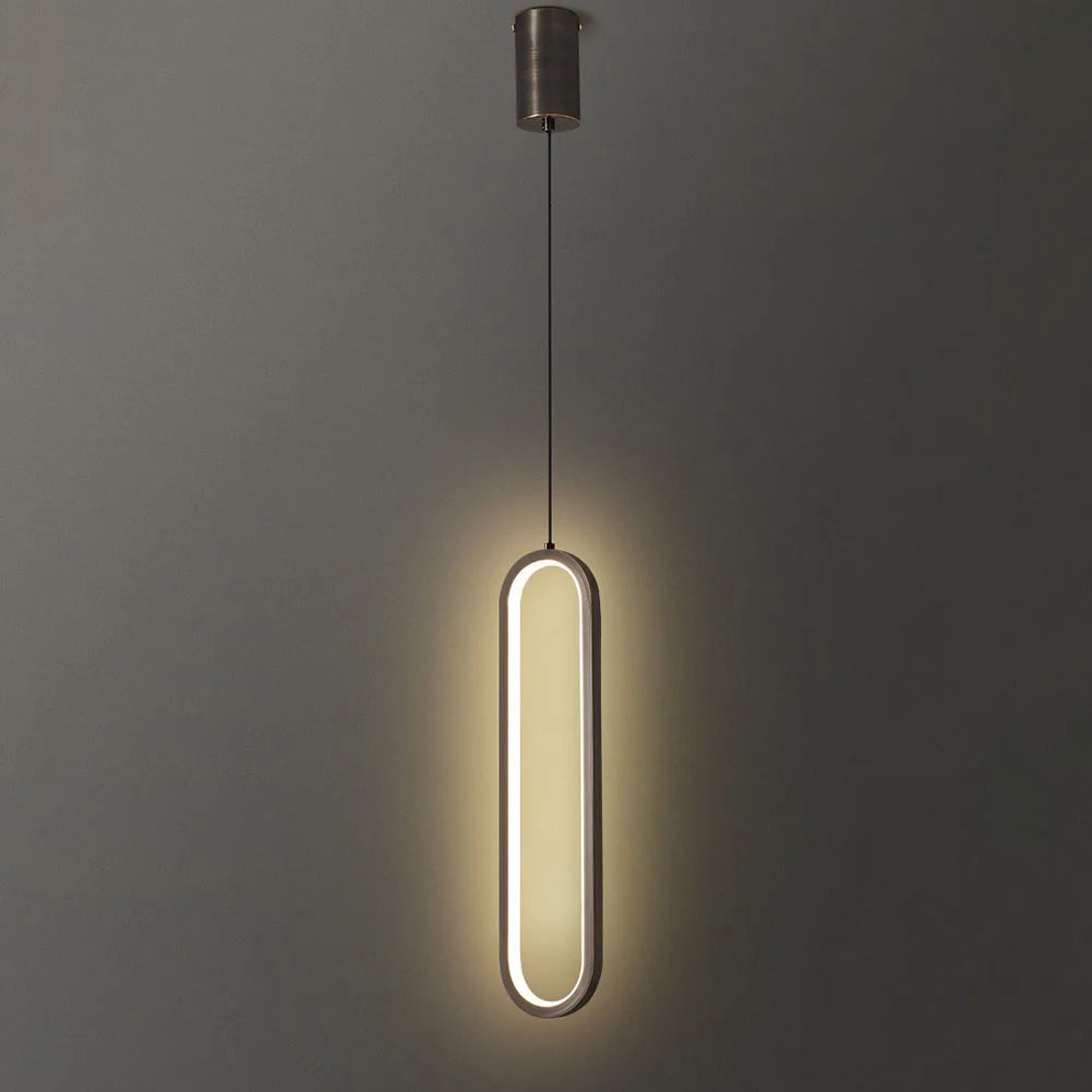 Nordic Led Pendant Light Modern Geometry Line Strip Hanging Light Restaurant Dining Lighting Fixtures Bedroom Bedside Decor Lamp