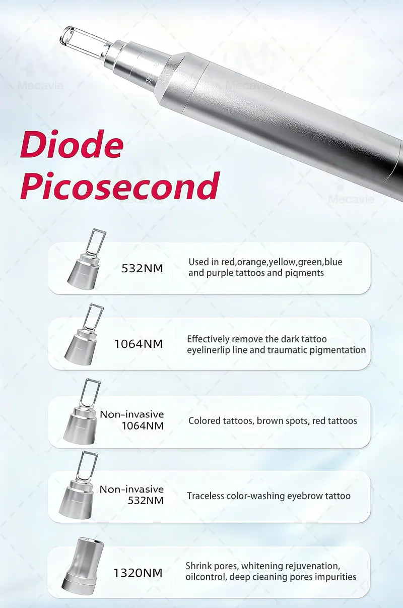 Newest 2 in 1 Multifunction Epilation Diode Laser Hair Removal Machine Pico laser Nd Yag tattoo removal machine Carbon Peeling