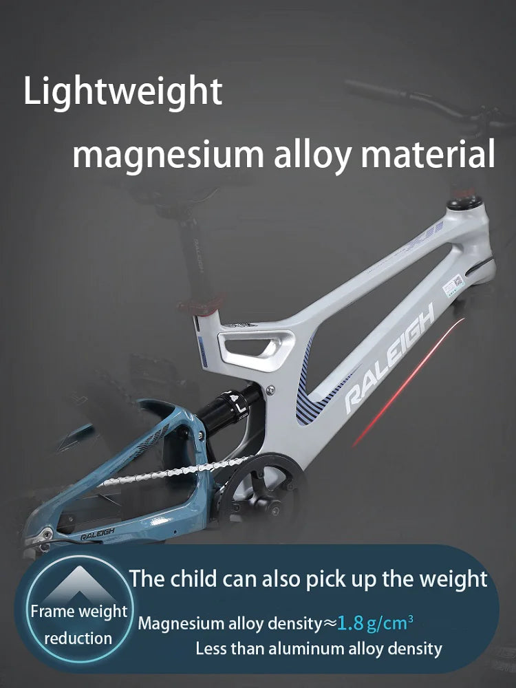 Magnesium Alloy Mountain Bike for Kids, 20 ", 22", for Big Kids, Boys and Girls