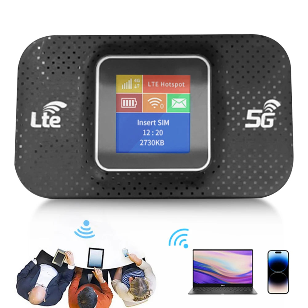 H807 Pro 4G LTE WiFi Router With SIM Card Slot Frequency Band Limited Routers 3650/2100mAh High-Speed Modem Mobile WiFi Repeater