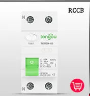 TUYA WIFI Smart Circuit Breaker Power Metering 1P 63A DIN Rail for Smart Home  wireless Remote Control Switch by APP TONGOU