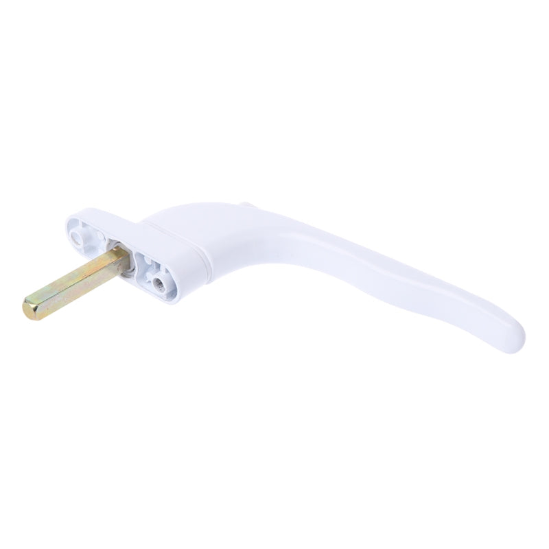 UPVC White Universal Espag Window Handle - Key Locking For Double Glazing