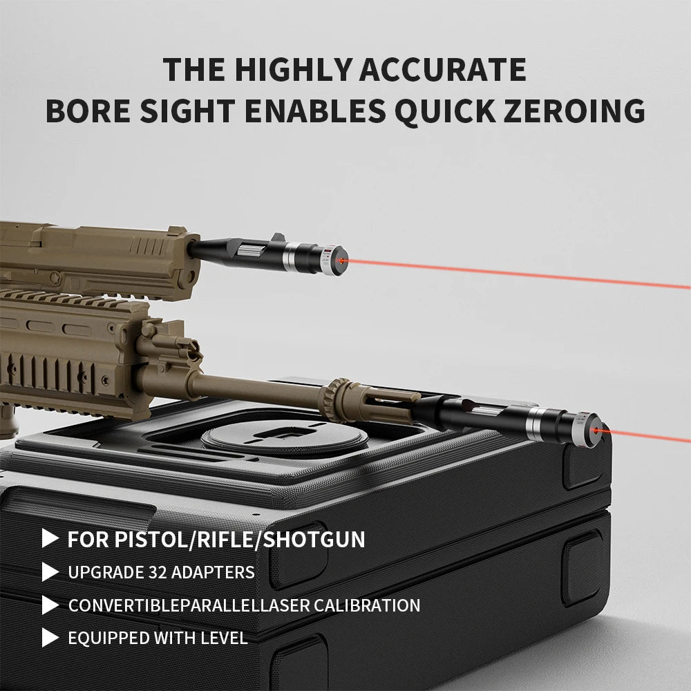 1356 Tactical Green Laser Sight Kit - Zero Scopes Without Ammo, Save Time & Money for Rifle/Pistol/Shotgun.