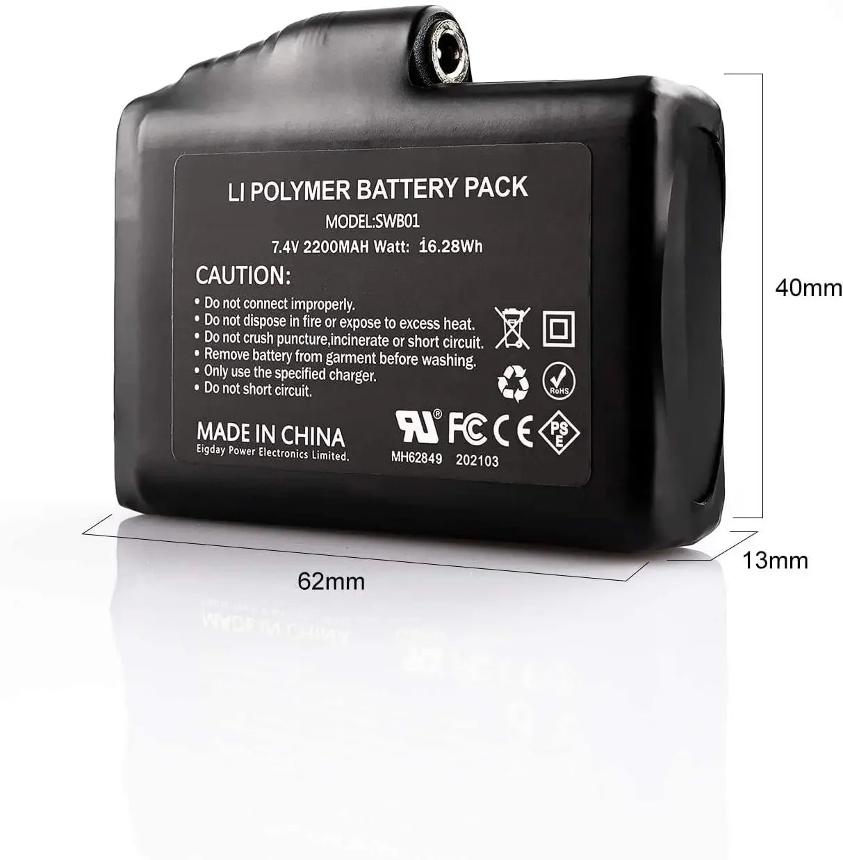 7.4V 3000 mAh Charger Rechargeable Lithium Polymer Battery Heated Gloves Socks Heated Jackets Vest Motorcycle Gloves USB Battery