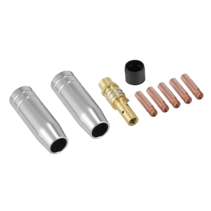 9 Pieces/set 0.8X25Mm Contact Nozzle Tip Holder Mig Welding Accessory