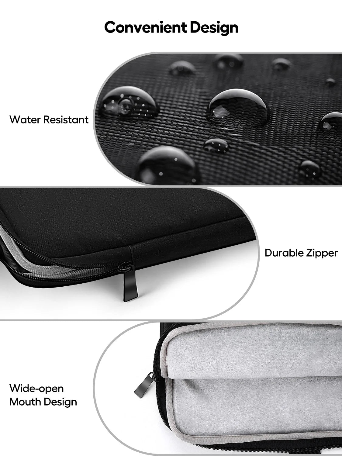EVICIV 22 inch Laptop Sleeve Case Storage Bag Portable Computer Cover Bag with Pocket Zipper for 22" Monitor Laptop Notebook