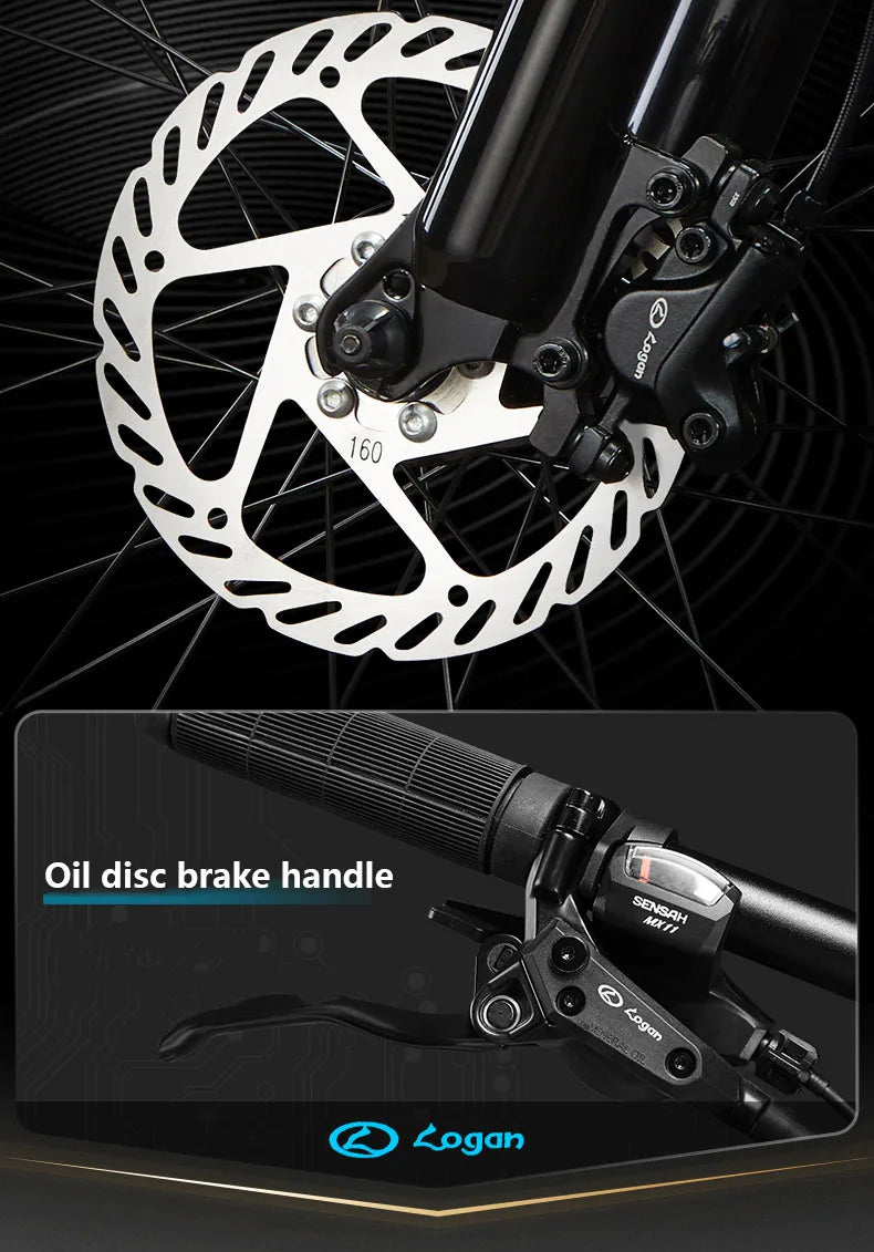 24/26/27.5 inch Mountain Bike Downhill Mountain Bicycle 27/30/33 Speed Soft Tail Full Shock Absorption Bicycle