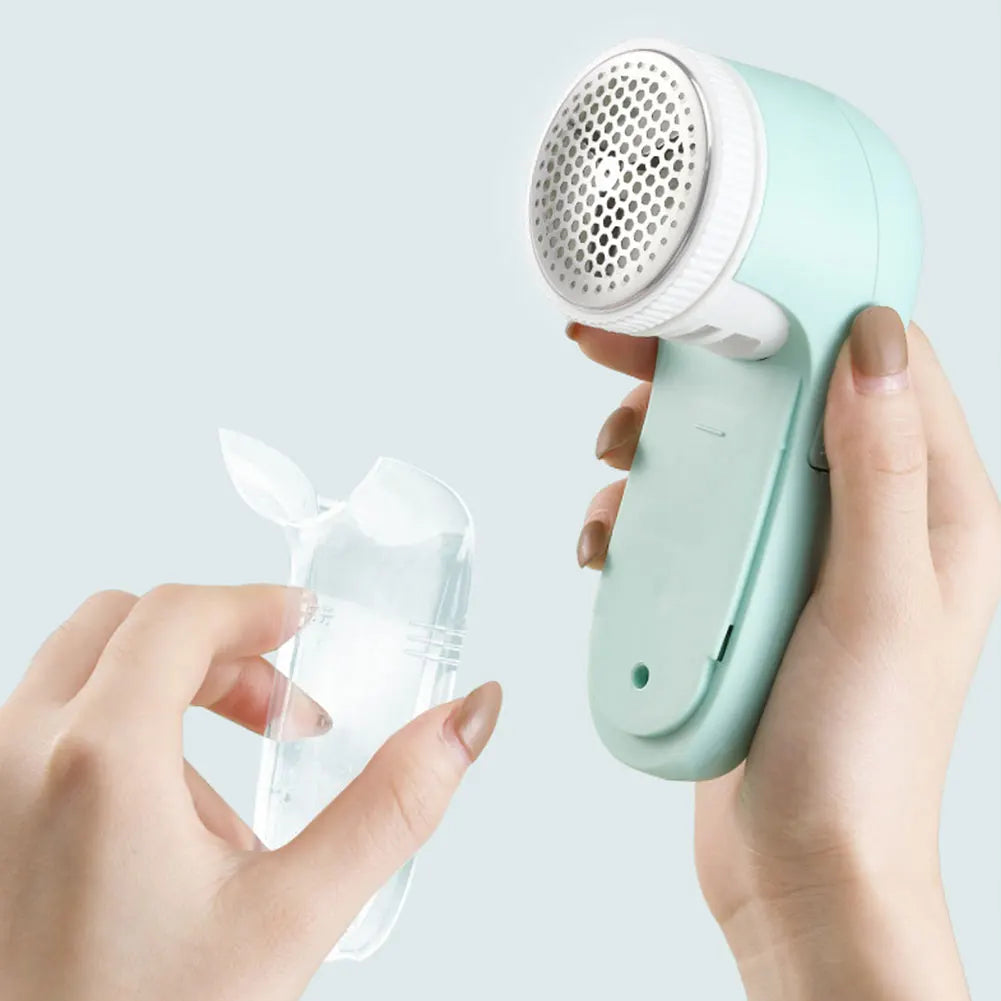 Electric Lint Remover USB Operated Clothes Bobble Fluff Shaver 850mAh Electric Fur Defuzzer Household Cleaning Tool