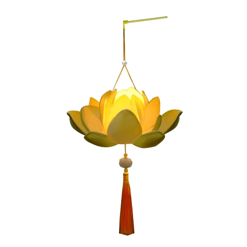 Amazing Blossom Flower Lanterns Light Lamp Party Glowing Lanterns for MidAutumn Festival Gift Dancing Props Lightweight 87HA