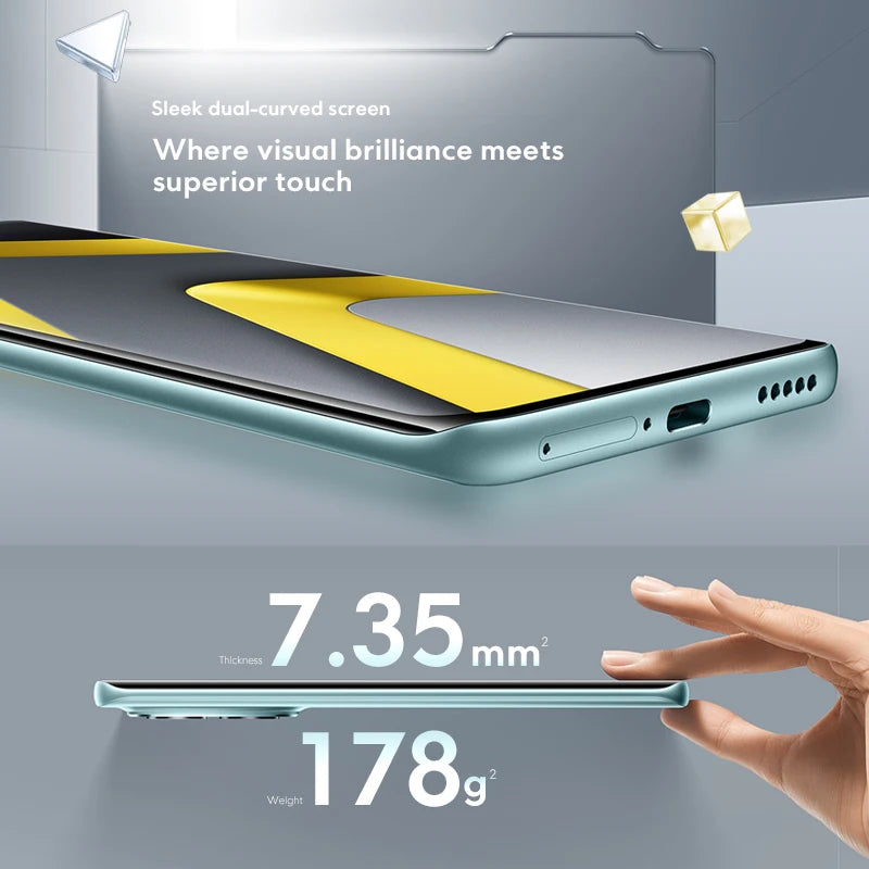 POCO M8 5G Global Version Smartphone Snapdragon® 6 Gen 3 6.77" Flow AMOLED display 5520mAh battery 45W Charging NFC