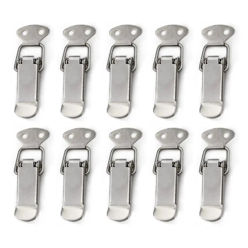 LXAF 10 Pcs Toggle Catch Lock Suitcase Clasp Buckle Locking Lock Metal Box Hasp Lock