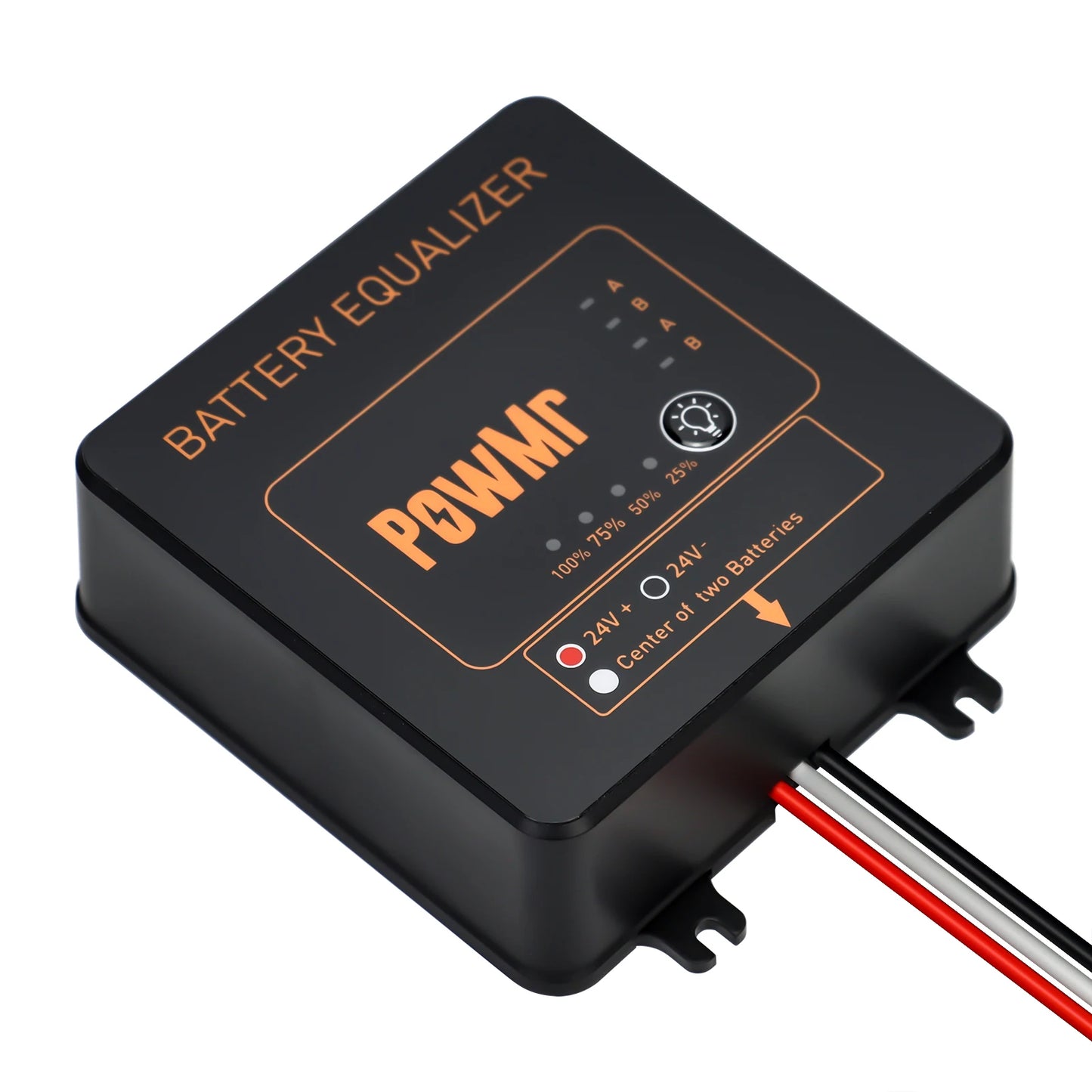 PowMr Battery Equalizer Battery Balancer for 24V 36V 48V System Solar Charge Controller for Gel Flood AGM Lead Acid Batteries