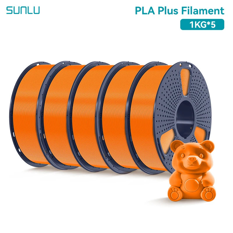 SUNLU 5KG 3D Filament PLA+/PLA+2.0/AntiString PLA /PLA Meta/High Speed PLA Filamnet 1.75mm 1KG Filament for 3D Printer& 3D Pen