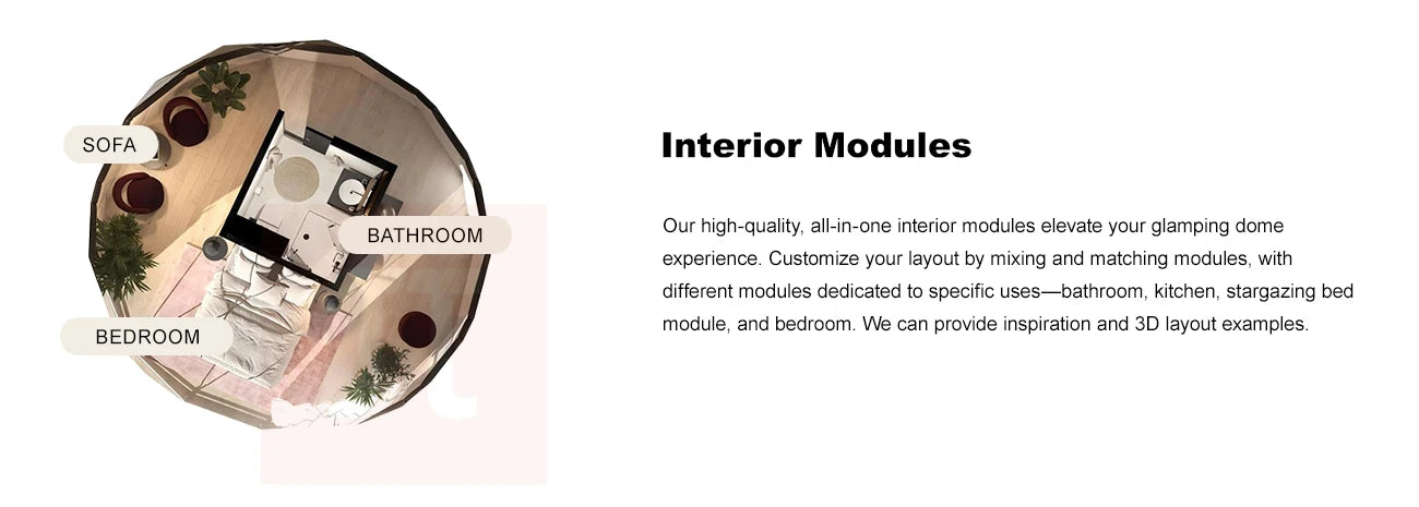 Source Factory Transparent Geodesic Luxury Dome Hotel Tents Resort  Glamping Dome Half Domos Pvc Geodesic Dome for Camping Tents